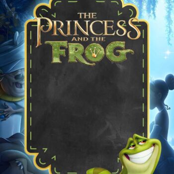 FREE The Princess And The Frog Birthday Invitation Templates - FRIDF