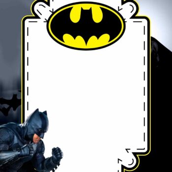 FREE Batman Birthday Invitation Templates - FRIDF