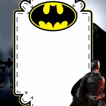 FREE Batman Birthday Invitation Templates