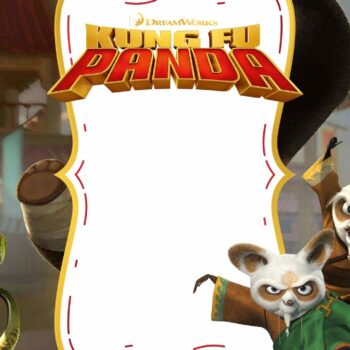 FREE Kung Fu Panda Birthday Invitation Templates - FRIDF - Download ...