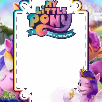 FREE My Little Pony Birthday Invitation Templates - FRIDF