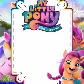 FREE My Little Pony Birthday Invitation Templates - FRIDF