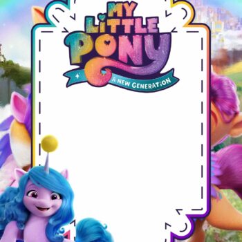 Free My Little Pony Birthday Invitation Templates - Fridf