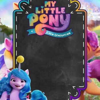 FREE My Little Pony Birthday Invitation Templates - FRIDF