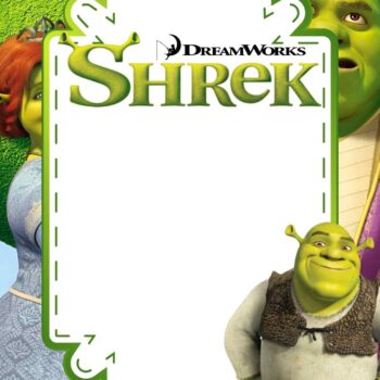 FREE Shrek Birthday Invitation Templates