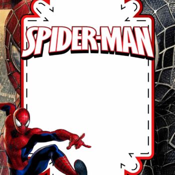 FREE Spider-Man Birthday Invitation Templates - FRIDF - Download Free ...