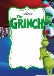 Free The Grinch Birthday Invitation Templates - Fridf - Download Free 