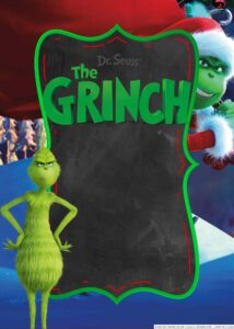 FREE The Grinch Birthday Invitation Templates - FRIDF