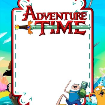 FREE Adventure Time Birthday Invitation Templates - FRIDF