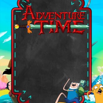 FREE Adventure Time Birthday Invitation Templates - FRIDF