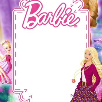 Download FREE Barbie Birthday Invitation Templates - FRIDF