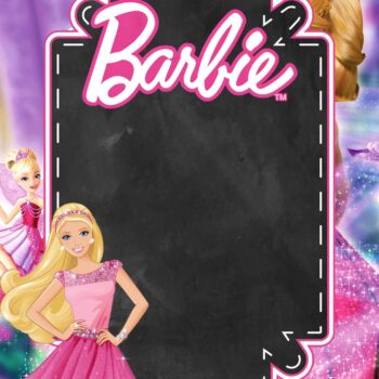 Download FREE Barbie Birthday Invitation Templates - FRIDF