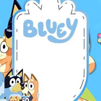 Come And Play! Don't Miss Bluey Birthday Invitations - FRIDF