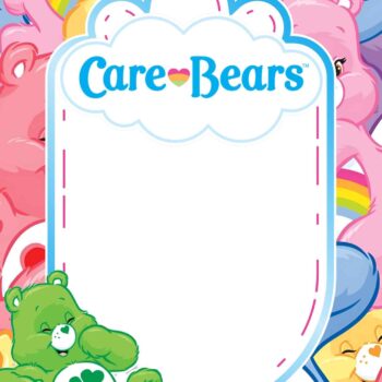 FREE Care Bears Birthday Invitation Templates - FRIDF - Download Free ...