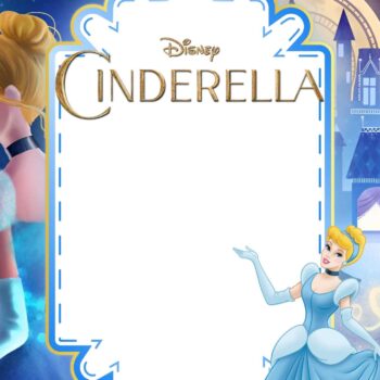 FREE Cinderella Birthday Invitations Templates - FRIDF - Download Free ...