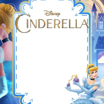 FREE Cinderella Birthday Invitations Templates - FRIDF - Download Free ...