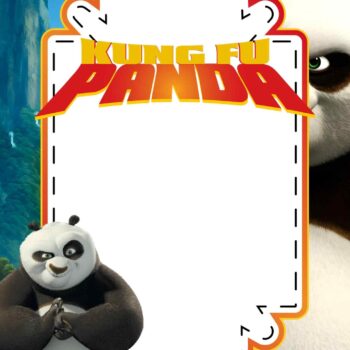 FREE Kungfu Panda Birthday Invitation Templates - FRIDF - Download Free ...