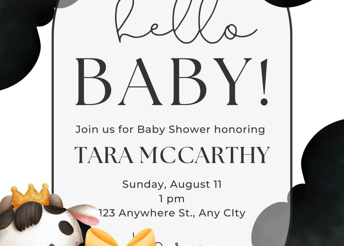 FREE Jungle Baby Shower Invitations Templates - FRIDF - Download Free ...