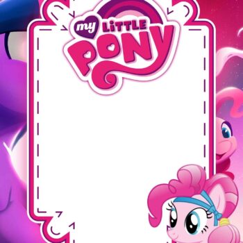 FREE My Little Pony Birthday Invitation Templates - FRIDF