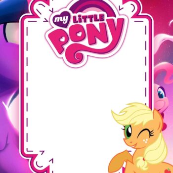 FREE My Little Pony Birthday Invitation Templates - FRIDF - Download ...