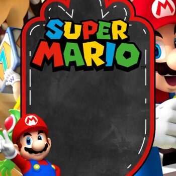 Pipe Up! Get Your Party Hat Ready for Super Mario Birthday Invitations ...