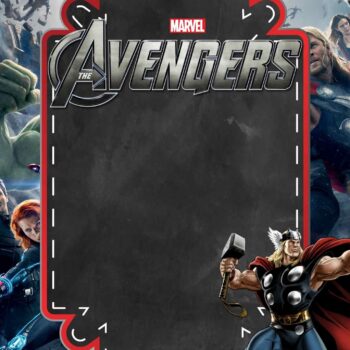 FREE The Avengers Birthday Invitation Templates - FRIDF - Download Free ...