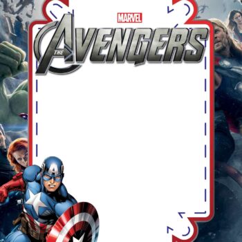 FREE The Avengers Birthday Invitation Templates - FRIDF