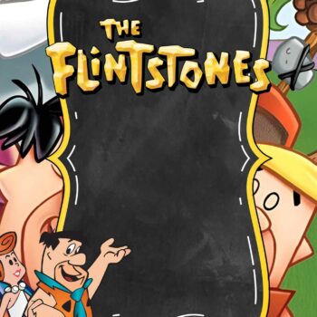 FREE The Flintstones Birthday Invitation Templates - FRIDF