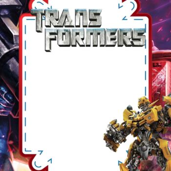 FREE Transformers Birthday Invitation Templates