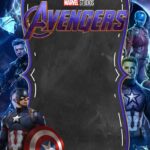 Avengers Assemble Birthday Invitation Templates - FRIDF - Download Free ...