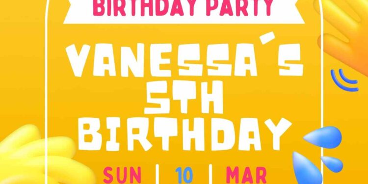 FREE Editable Emoji Extravaganza Birthday Invitation