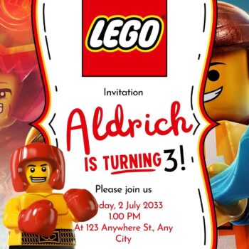 Lego Mania Birthday Invitation Templates - FRIDF - Download Free PDF ...