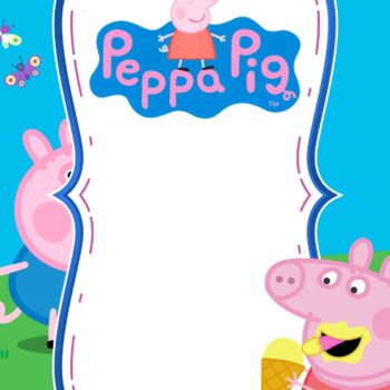 Peppa Pig Baby Shower Invitation Templates - FRIDF - Download Free PDF ...