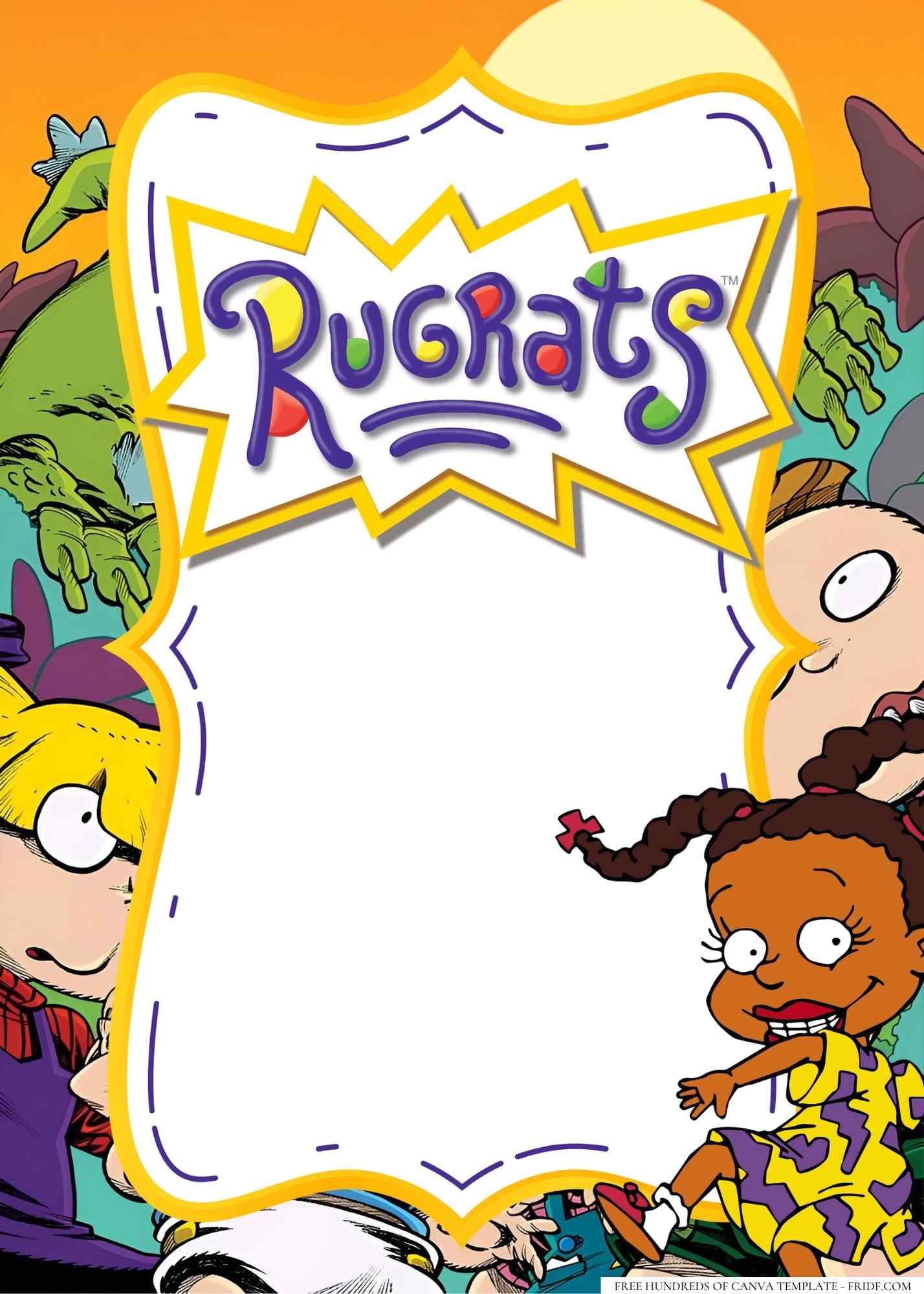 Download Rugrats Baby Shower Invitation Templates FRIDF