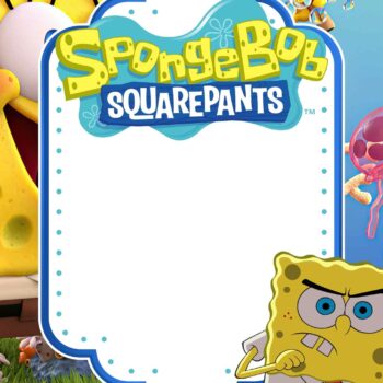 SpongeBob SquarePants Baby Shower Invitation Templates - FRIDF ...