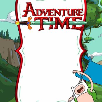 Adventure Time Birthday Invitation Templates - FRIDF