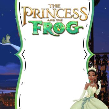 The Princess And The Frog Birthday Invitation Templates - FRIDF