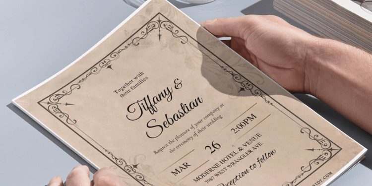 (Free Editable PDF) Rustic Wedding Invitation Templates