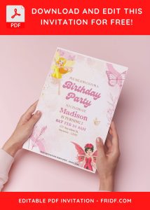 (Free Editable PDF) Dreamy Fairytale Birthday Invitation Templates G
