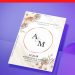 (Free Editable PDF) Enchanting Rose & Ranunculus Wedding Invitation Templates