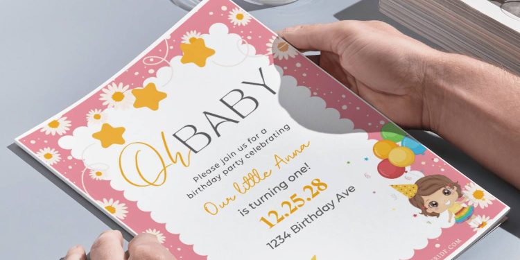 (Free Editable PDF) Adorable Daisy Wonderland Birthday Invitation Templates