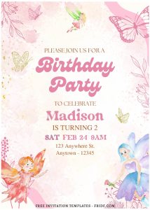 (Free Editable PDF) Dreamy Fairytale Birthday Invitation Templates A