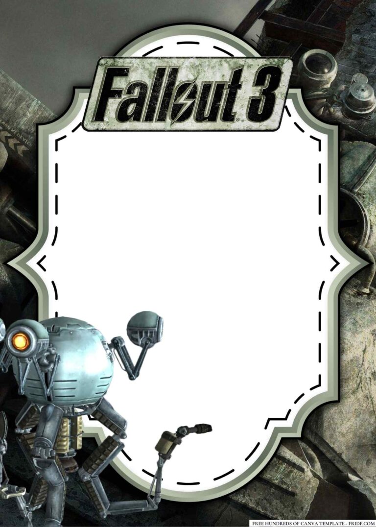 20+ Fallout 3 Birthday Invitation Templates