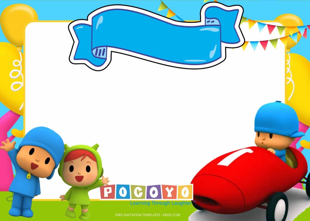 FREE 11+ Pocoyo Play Fun Party Birthday Invitation Templates - FRIDF