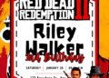 FREE Editable Red Dead Redemption 2 Birthday Invitation