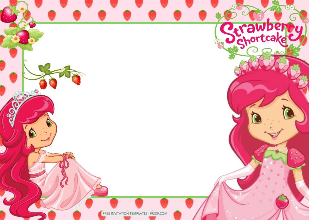 FREE 9+ Strawberry Shortcake Birthday Invitation Templates