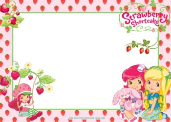 FREE 9+ Strawberry Shortcake Birthday Invitation Templates