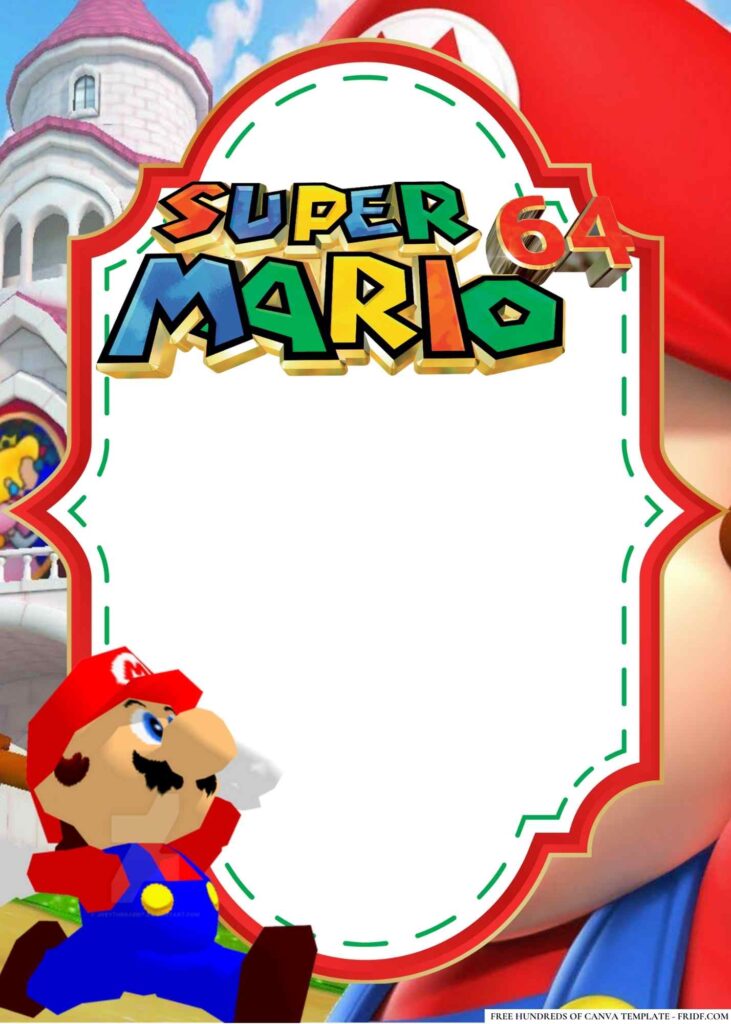 18+ Super Mario 64 Birthday Invitation Templates - FRIDF