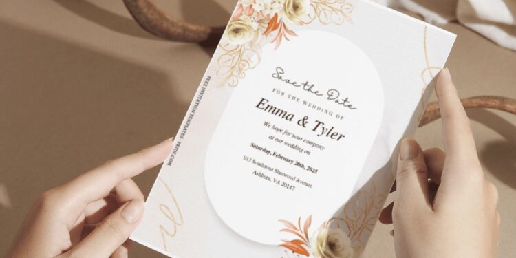 (Easily Editable PDF) Aesthetic Floral And Greenery Wedding Invitation A