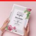 (Easily Edit PDF Invitation) Simply Stunning Rose Wed ding Invitation H